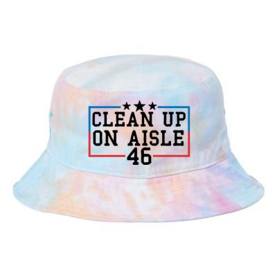 Clean Up On Aisle 46 Anti Biden Tie Dye Newport Bucket Hat