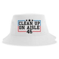 Clean Up On Aisle 46 Anti Biden Sustainable Bucket Hat