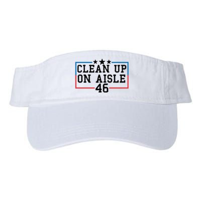 Clean Up On Aisle 46 Anti Biden Valucap Bio-Washed Visor