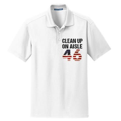 Clean Up On Aisle 46 Patriotism Patriotic Dry Zone Grid Polo