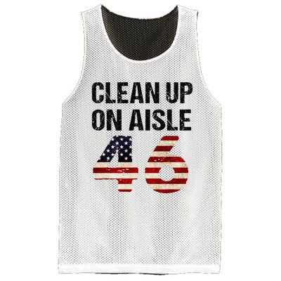 Clean Up On Aisle 46 Patriotism Patriotic Mesh Reversible Basketball Jersey Tank