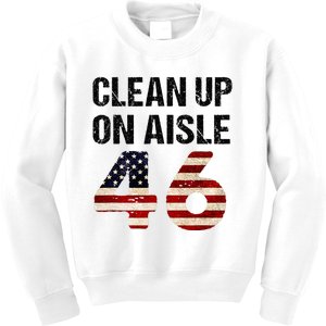 Clean Up On Aisle 46 Patriotism Patriotic Kids Sweatshirt