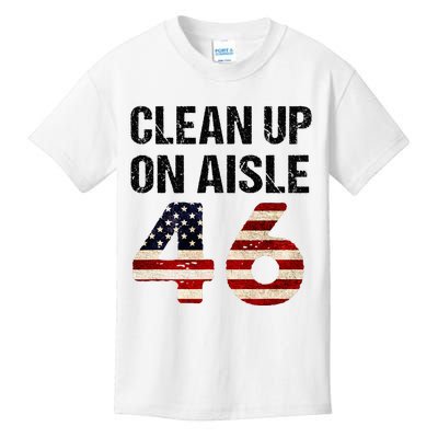 Clean Up On Aisle 46 Patriotism Patriotic Kids T-Shirt