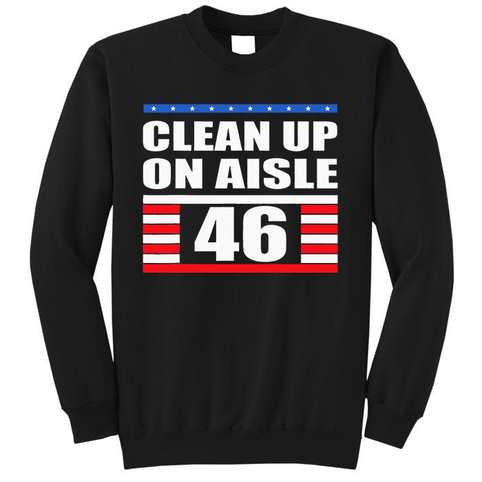 Clean Up On Aisle 46 Impeach Biden 8646 Resign Sweatshirt