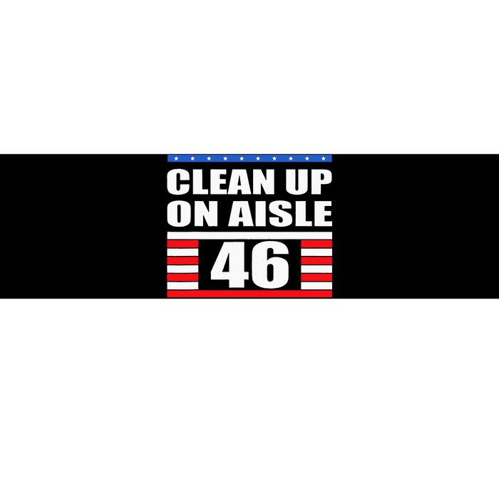 Clean Up On Aisle 46 Impeach Biden 8646 Resign Bumper Sticker