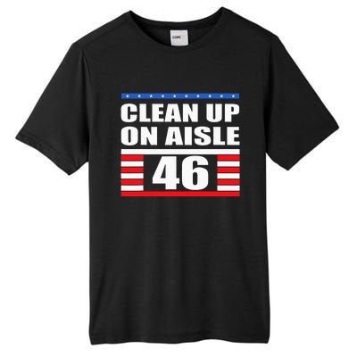 Clean Up On Aisle 46 Impeach Biden 8646 Resign Tall Fusion ChromaSoft Performance T-Shirt