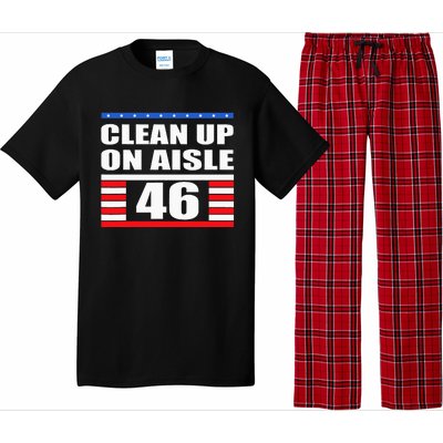 Clean Up On Aisle 46 Impeach Biden 8646 Resign Pajama Set