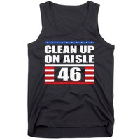 Clean Up On Aisle 46 Impeach Biden 8646 Resign Tank Top