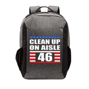 Clean Up On Aisle 46 Impeach Biden 8646 Resign Vector Backpack