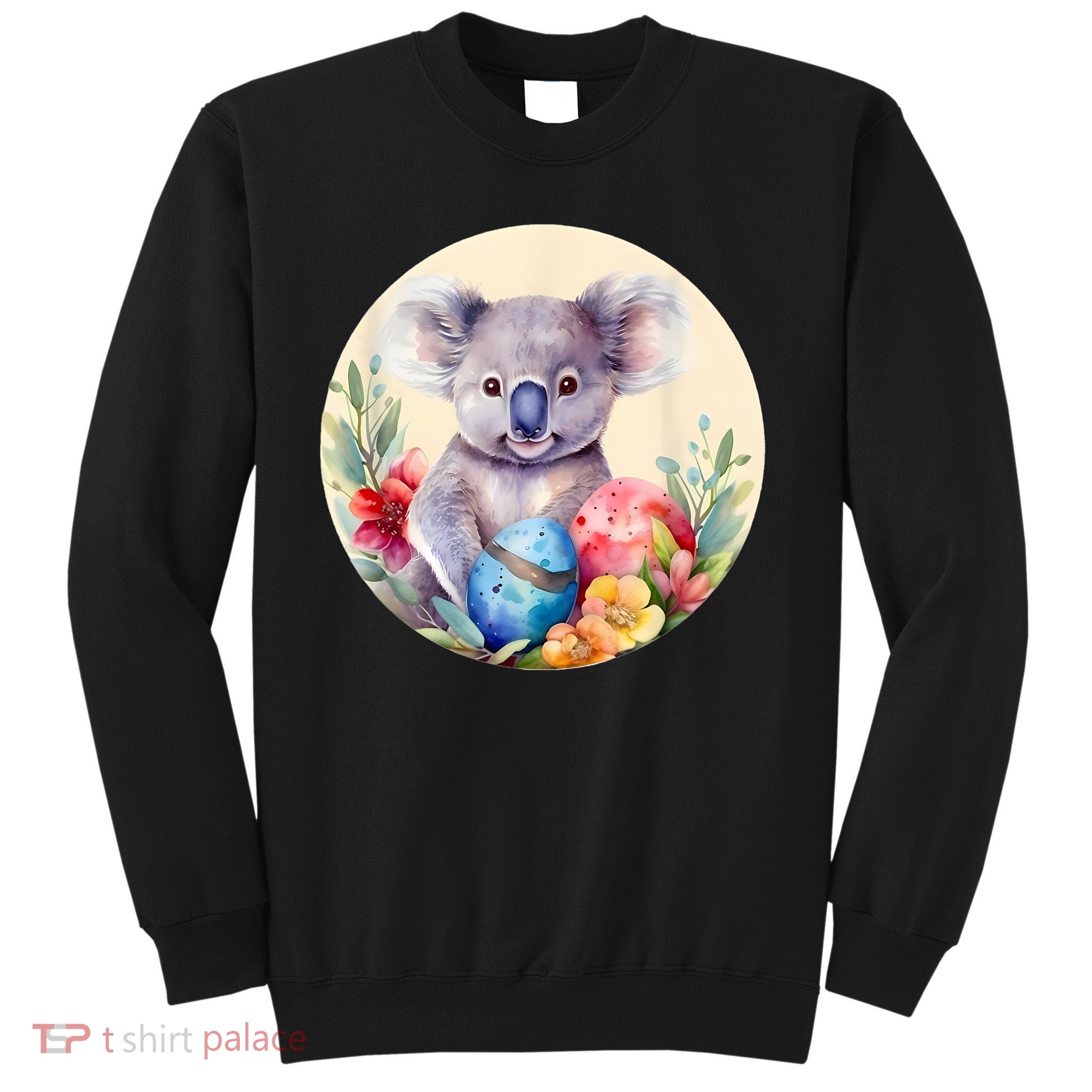 Charming Unique Original Easter Egg Koala Art Sweatshirt
