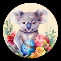 Charming Unique Original Easter Egg Koala Art 16 in Basic Backpack