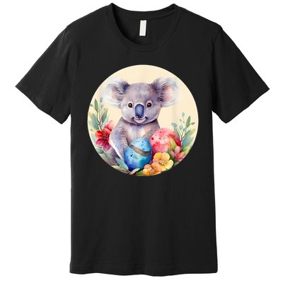 Charming Unique Original Easter Egg Koala Art Premium T-Shirt