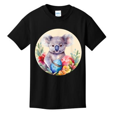 Charming Unique Original Easter Egg Koala Art Kids T-Shirt