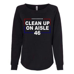 Clean Up On Aisle 46 Anti Biden Womens California Wash Sweatshirt