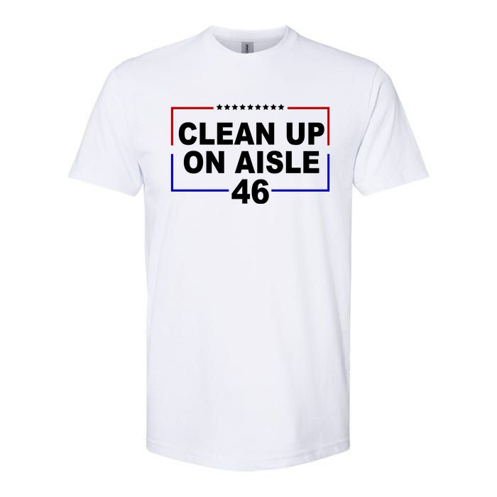 Clean Up On Aisle 46 Anti Biden Softstyle® CVC T-Shirt