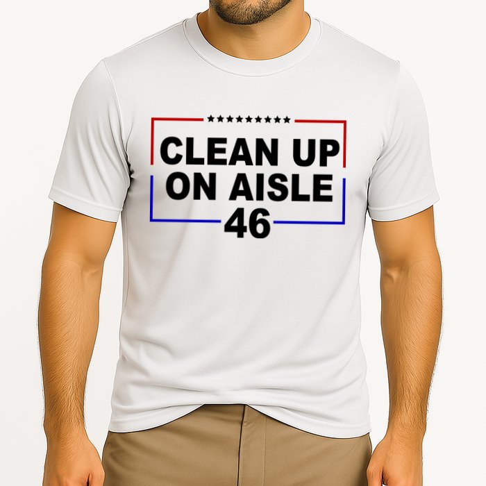 Clean Up On Aisle 46 Anti Biden Cooling Performance Crew T-Shirt
