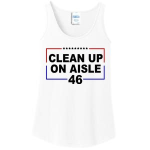 Clean Up On Aisle 46 Anti Biden Ladies Essential Tank