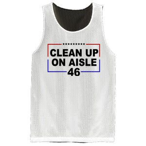 Clean Up On Aisle 46 Anti Biden Mesh Reversible Basketball Jersey Tank