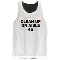 Clean Up On Aisle 46 Anti Biden Mesh Reversible Basketball Jersey Tank