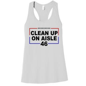 Clean Up On Aisle 46 Anti Biden Women's Racerback Tank