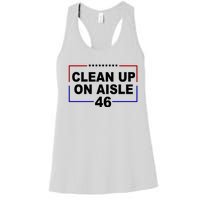 Clean Up On Aisle 46 Anti Biden Women's Racerback Tank