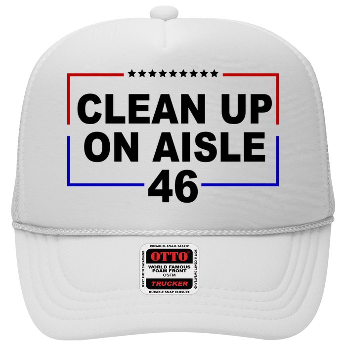 Clean Up On Aisle 46 Anti Biden Trucker Hat