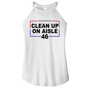 Clean Up On Aisle 46 Anti Biden Women's Perfect Tri Rocker Tank