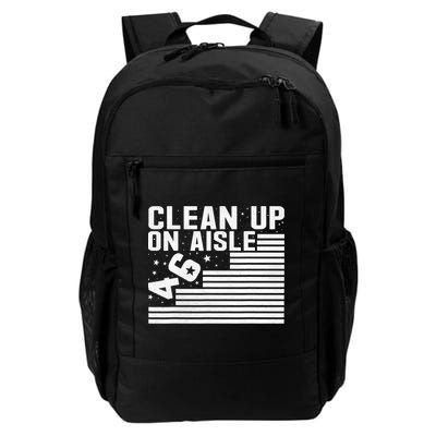 Clean Up On Aisle 46 Impeach Biden Sarcastic Anti Biden 86 46 Backpack
