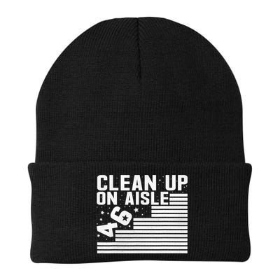 Clean Up On Aisle 46 Impeach Biden Sarcastic Anti Biden 86 46 Beanie