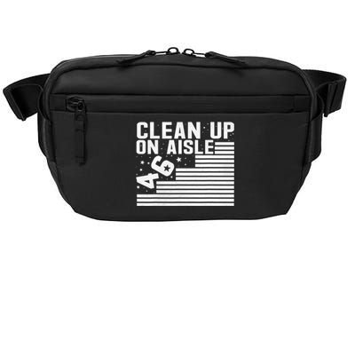 Clean Up On Aisle 46 Impeach Biden Sarcastic Anti Biden 86 46 Crossbody Pack