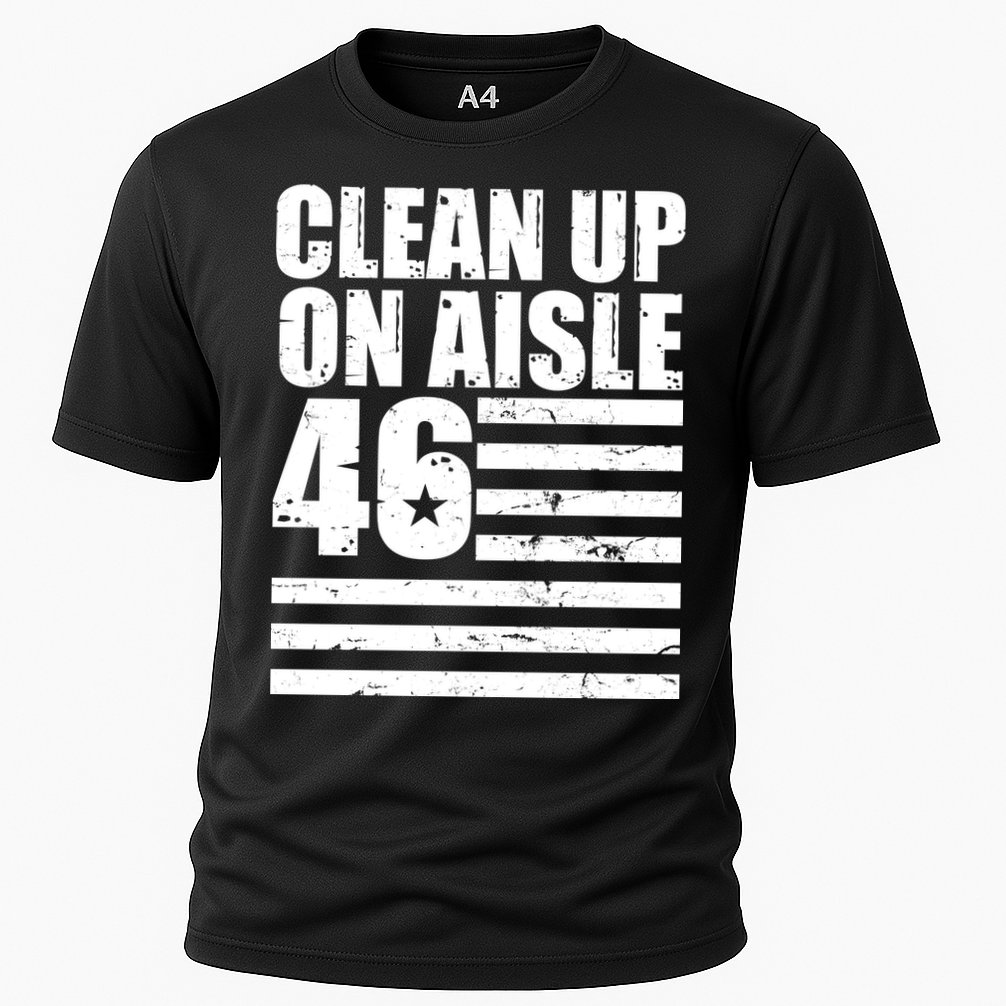 Clean Up On Aisle 46 Anti Biden Cooling Performance Crew T-Shirt