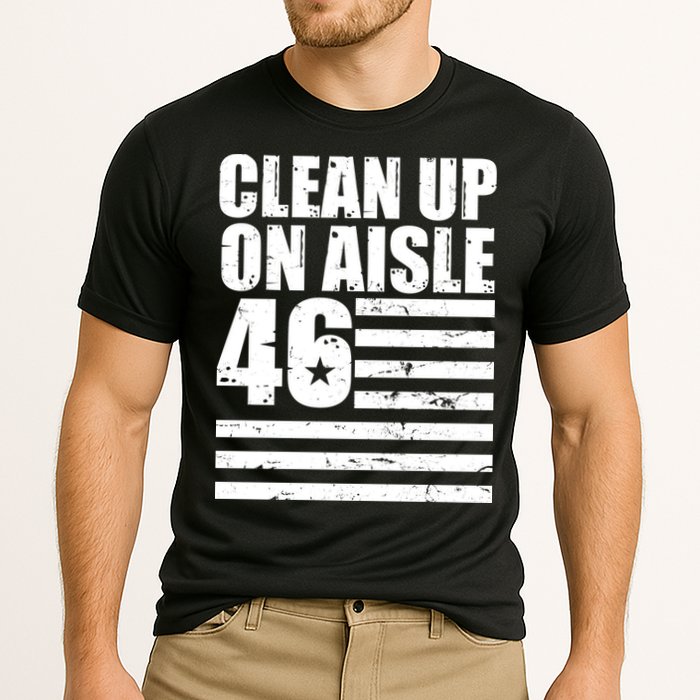 Clean Up On Aisle 46 Anti Biden Cooling Performance Crew T-Shirt