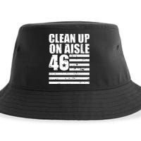 Clean Up On Aisle 46 Anti Biden Sustainable Bucket Hat