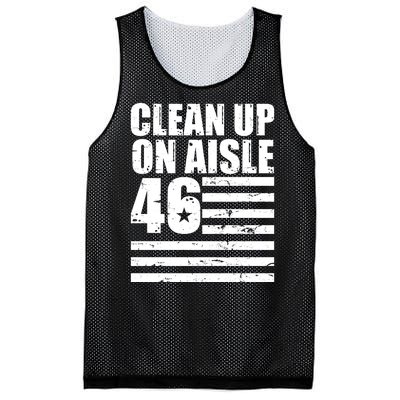 Clean Up On Aisle 46 Anti Biden Mesh Reversible Basketball Jersey Tank