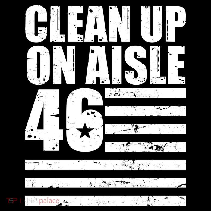 Clean Up On Aisle 46 Anti Biden Youth Performance Sprint T-Shirt