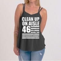 Clean Up On Aisle 46 Anti Biden Women's Strappy Tank