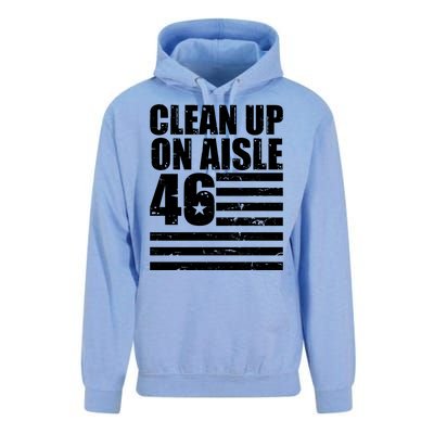 Clean Up On Aisle 46 Anti Biden Unisex Surf Hoodie