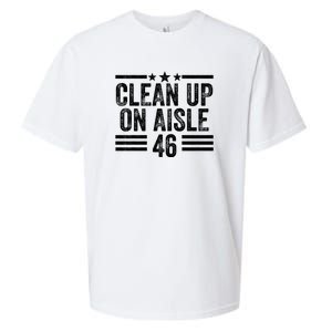 Clean Up On Aisle 46 Anti Biden Sueded Cloud Jersey T-Shirt