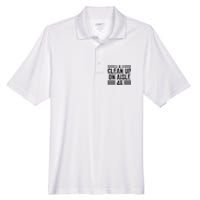 Clean Up On Aisle 46 Anti Biden Men's Origin Performance Pique Polo