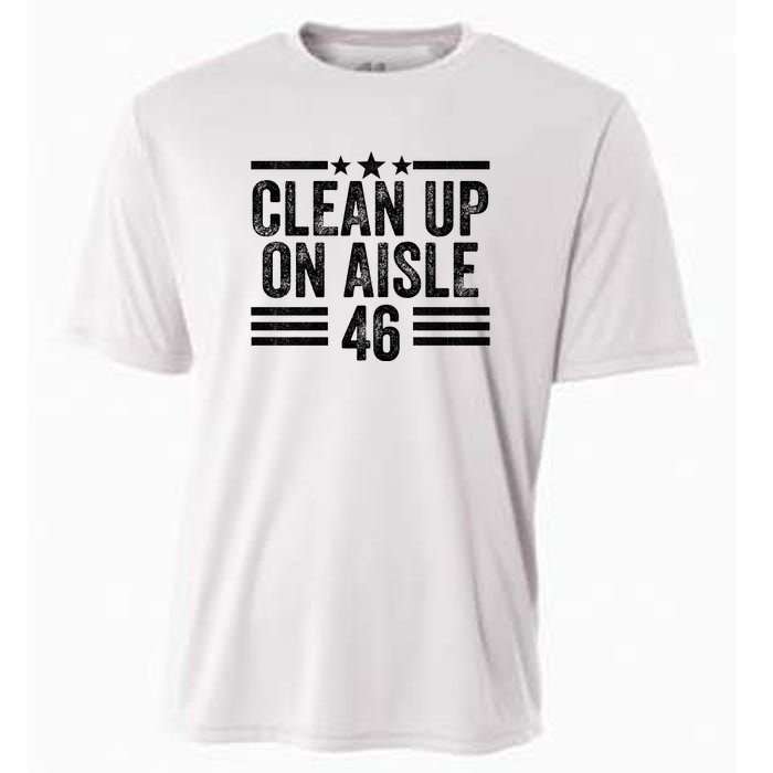 Clean Up On Aisle 46 Anti Biden Cooling Performance Crew T-Shirt