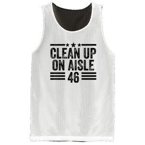 Clean Up On Aisle 46 Anti Biden Mesh Reversible Basketball Jersey Tank