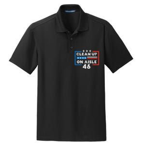 Clean Up On Aisle 46 Dry Zone Grid Polo