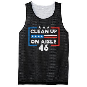 Clean Up On Aisle 46 Mesh Reversible Basketball Jersey Tank