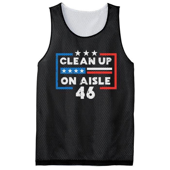 Clean Up On Aisle 46 Mesh Reversible Basketball Jersey Tank