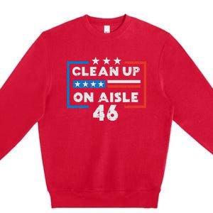 Clean Up On Aisle 46 Premium Crewneck Sweatshirt