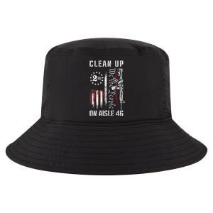 Clean Up On Aisle 46 We The People American Flag AR 15 Cool Comfort Performance Bucket Hat