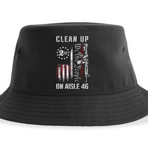 Clean Up On Aisle 46 We The People American Flag AR 15 Sustainable Bucket Hat