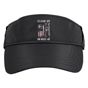 Clean Up On Aisle 46 We The People American Flag AR 15 Adult Drive Performance Visor