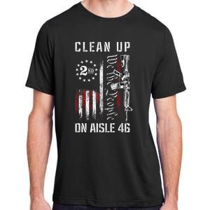 Clean Up On Aisle 46 We The People American Flag AR 15 Adult ChromaSoft Performance T-Shirt