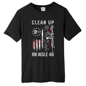 Clean Up On Aisle 46 We The People American Flag AR 15 Tall Fusion ChromaSoft Performance T-Shirt